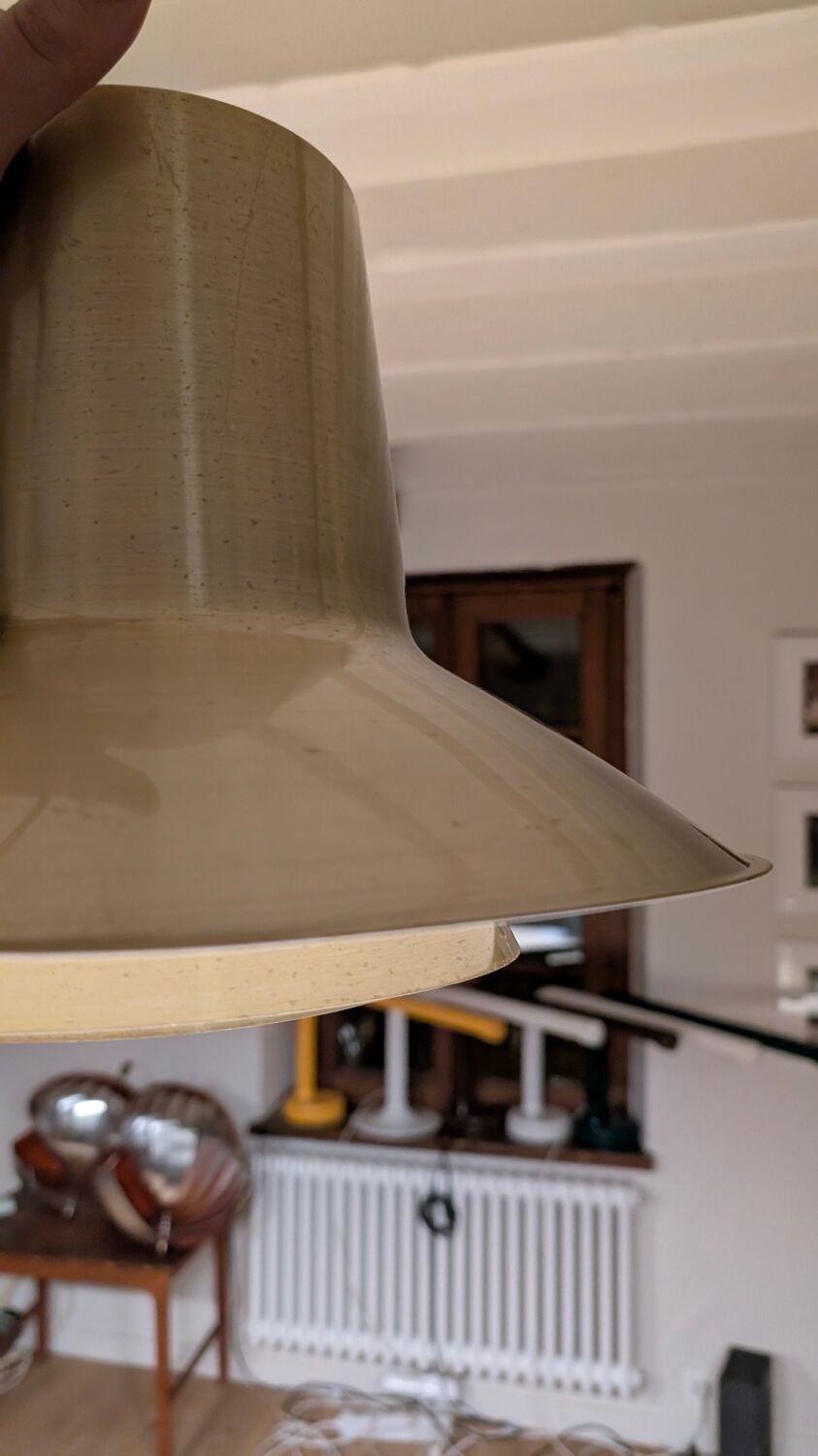 Pair of "Auditorie" pendants by Svend Middelboe for Nordisk Solar 1960