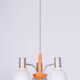 Mid-Century Chandelier in Chromed Steel and Glass from Drukov, Czech, 1970s