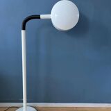 Vintage Hala white metal space age floor lamp