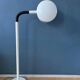 Vintage Hala white metal space age floor lamp