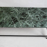Table basse marbre et fer 1950