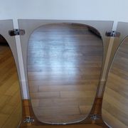 Vintage Fontana Arte triptych mirror