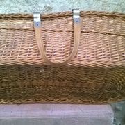 Couffin en osier vintage