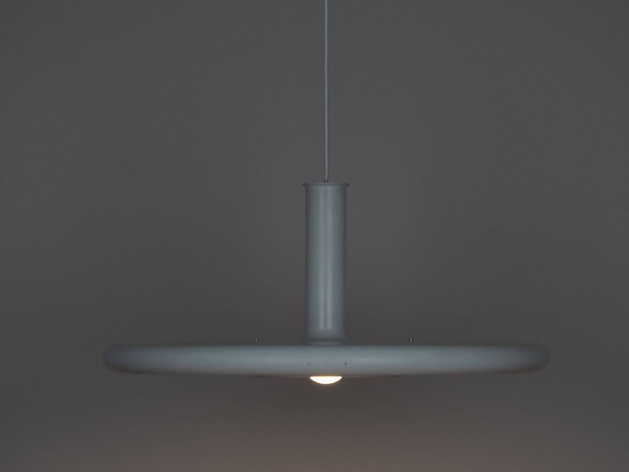 Danish vintage XL pendant lamp Optima by Hans Due, Fog og Morup, 1973