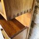 Vintage straight wall shelf, Scandinavian teak style, Circa 70's