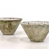 Pair of Willy Guhl planters, 1960s