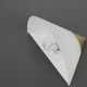 Pair of opaline glass wall lights designed by Limburg, Germany.