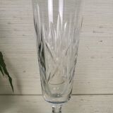 6 flûtes à champagne en cristal