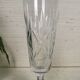 6 crystal champagne flutes