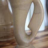 Lot de 2 carafes/pichets anciens grès