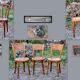 Lot 7 bistro chairs early twentieth in bentwood