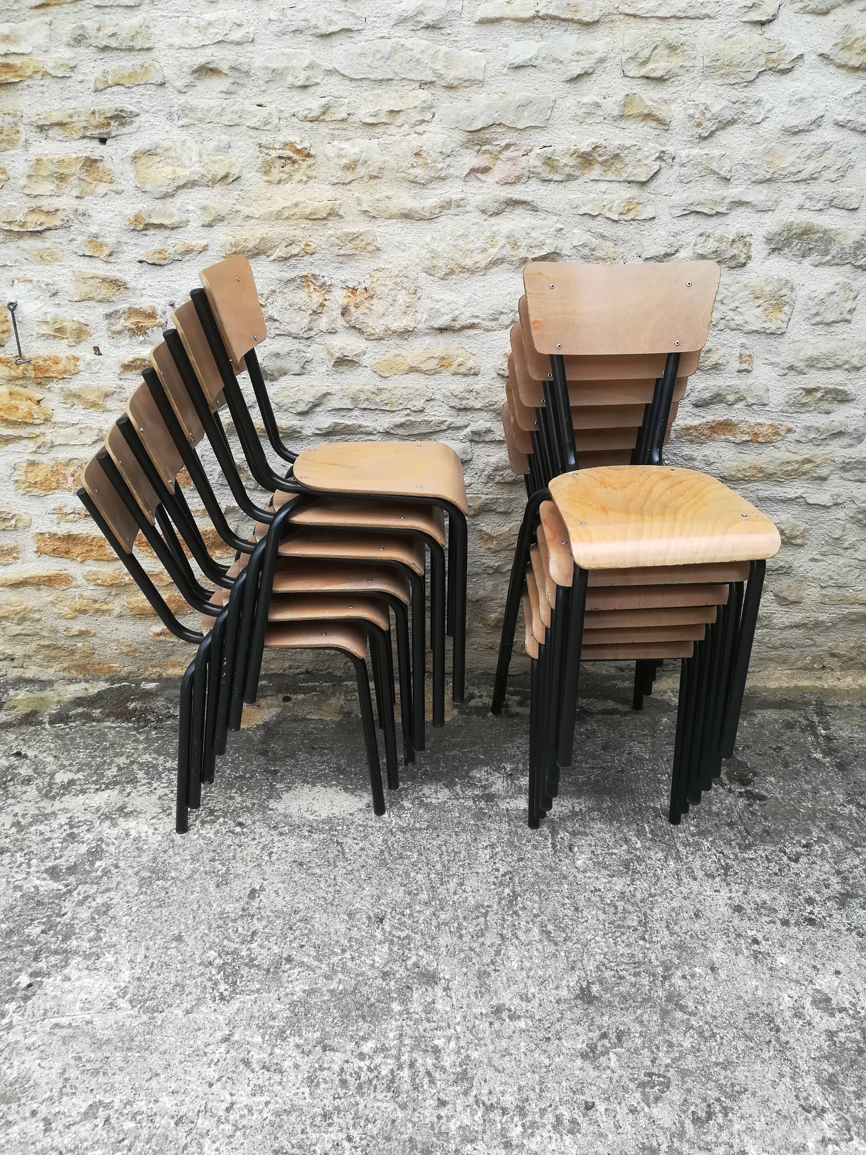Vintage school chairs