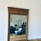 Miroir trumeau doré et biseauté  88x58cm