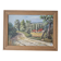 Oil painting on Isorel - Hilly countryside landscape Signed H Pages 1969