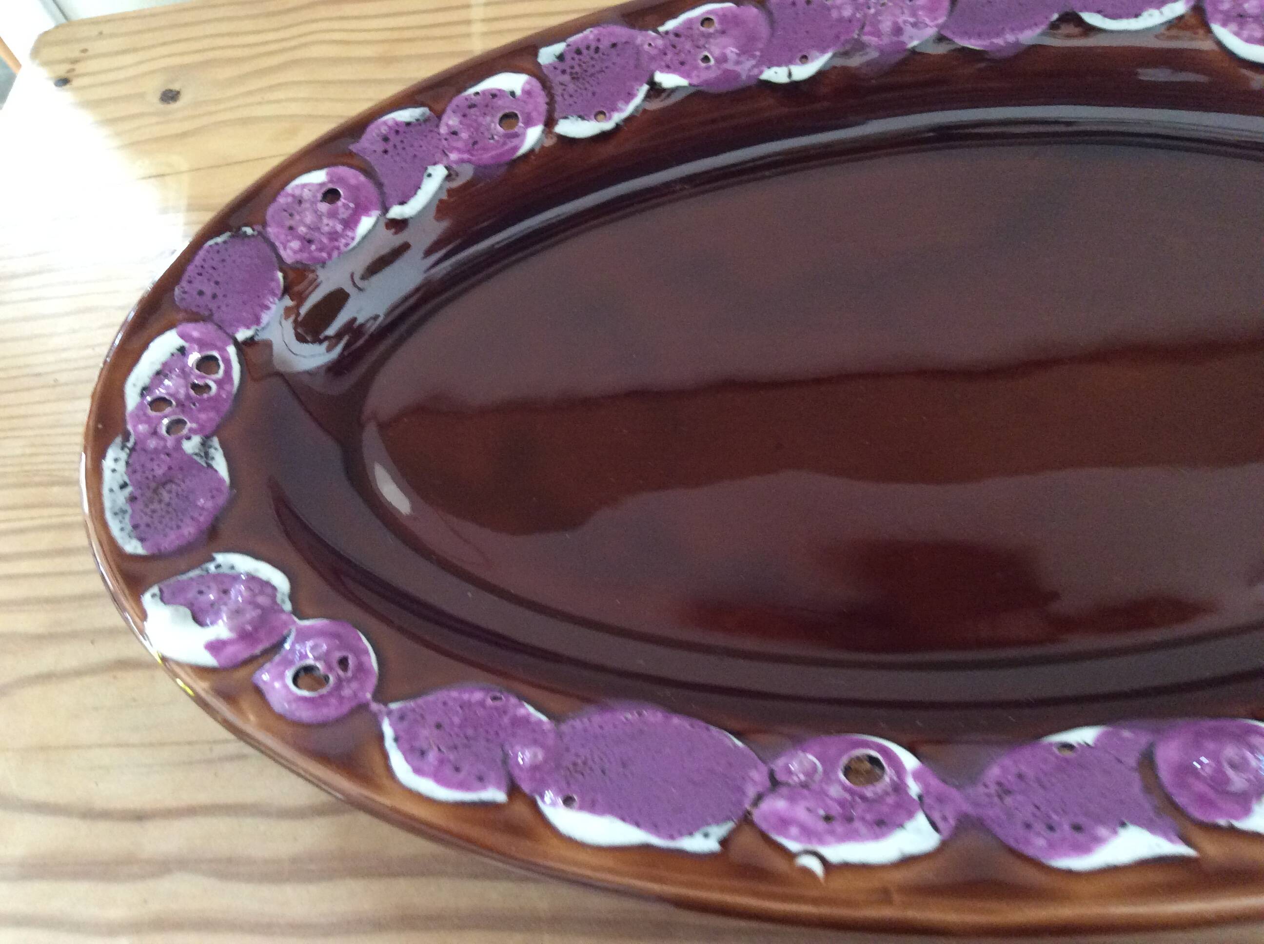 Oval dish