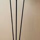 Wrought iron tripod lamp