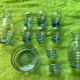 Vintage 1930s glass doll's dinette
