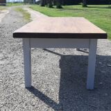 Old grey ceruse coffee table