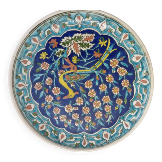 Assiette en céramique turque artisanale – Style İznik