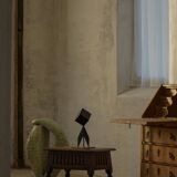 Scandinavian oak stool/box from the early 20th century, 1900s.