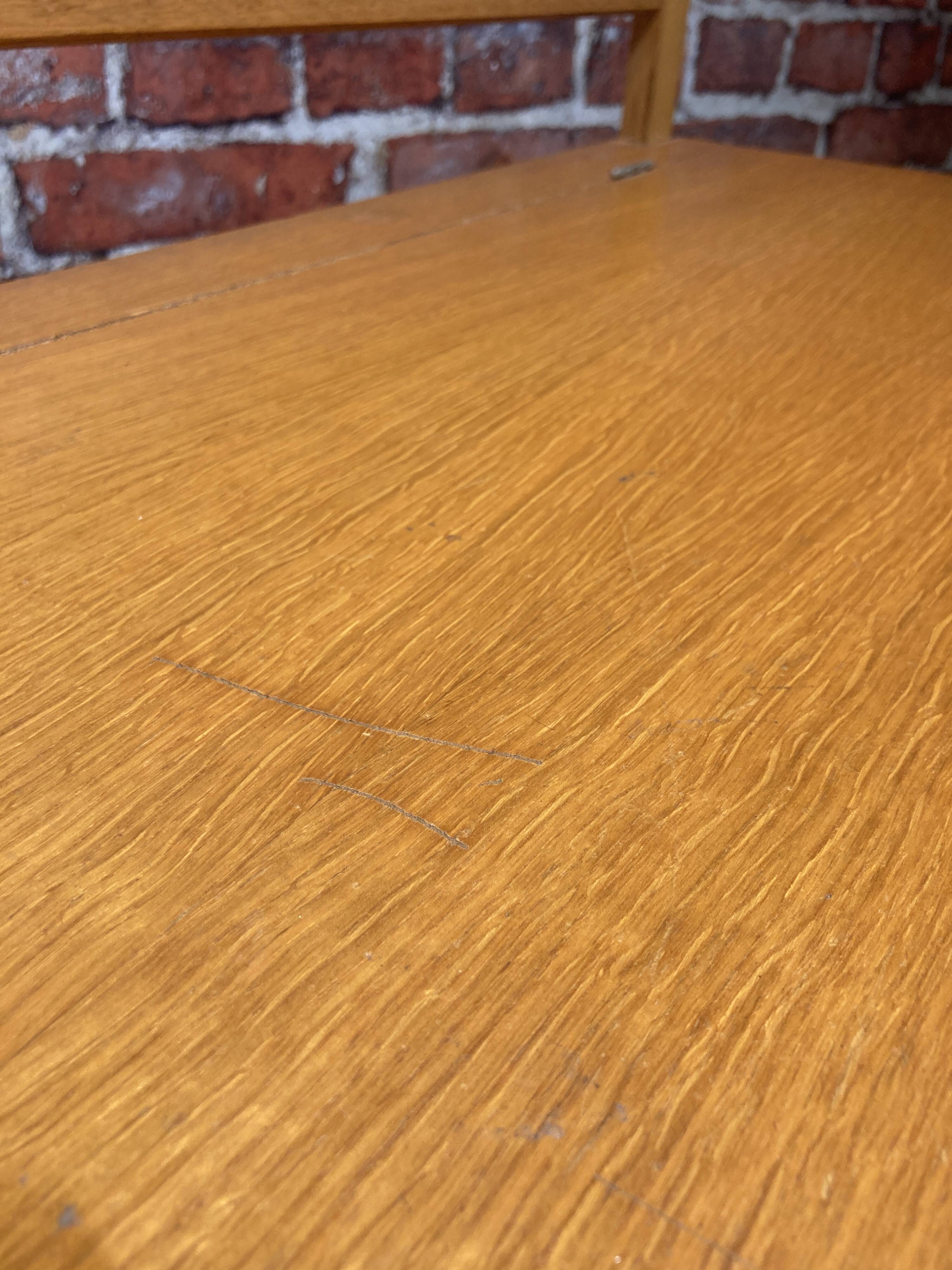 Wood and rattan chest bench