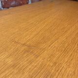 Wood and rattan chest bench