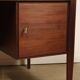 Vintage desk by Wilhelm Renz in double-sided teak, 1960s