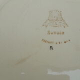 2 earthenware plates of gien model savoie diam 24.5 cm