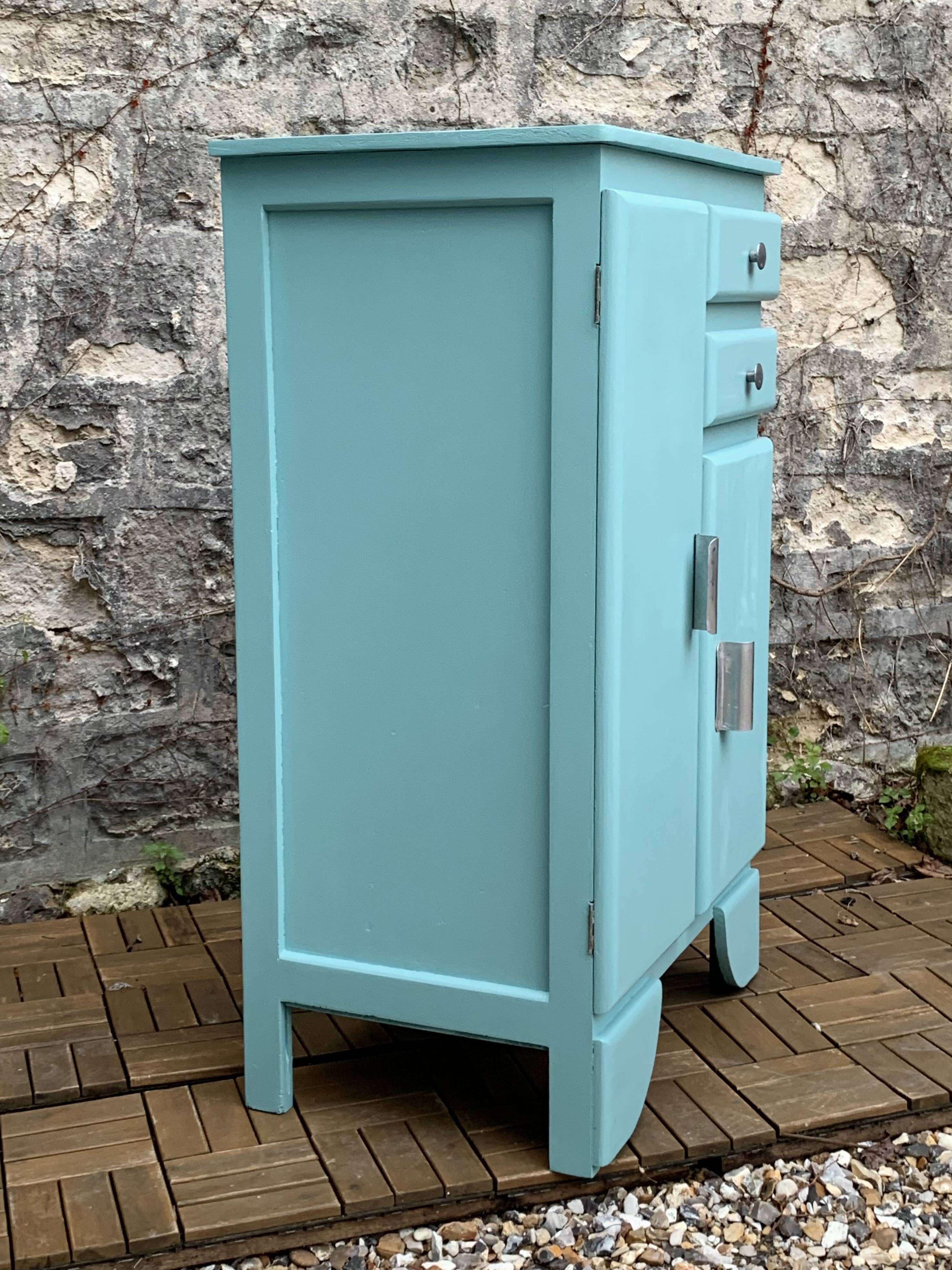 Mado turquoise sideboard vintage 1950