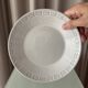Ensemble de 4 assiettes à soupe en grès Ceramano Allemagne | Moderne du milieu du siècle
