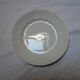 Set de 8 assiettes plates anciennes blanches