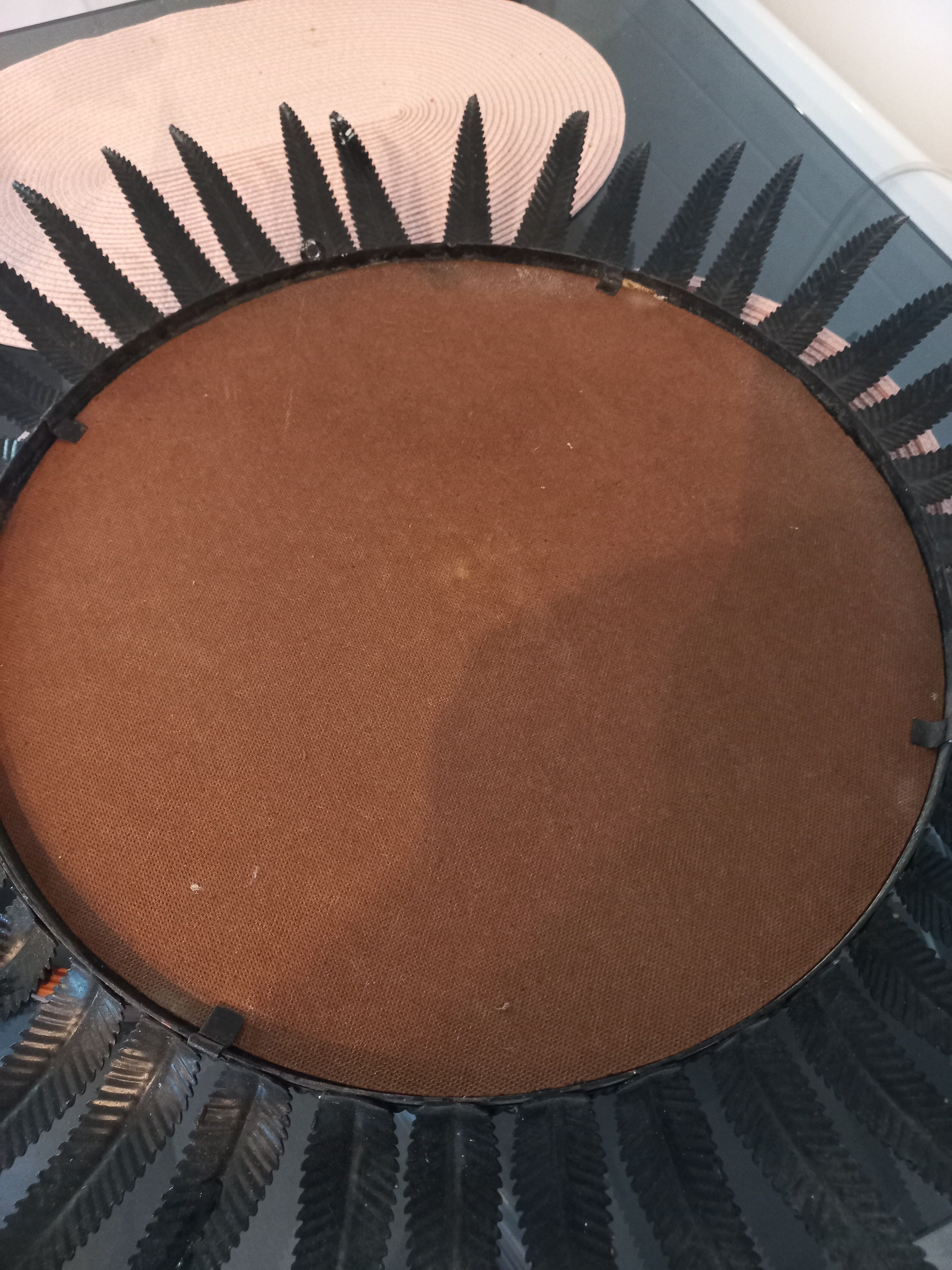 miroir métal 60s