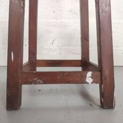 Tabouret vintage de peintre en bois