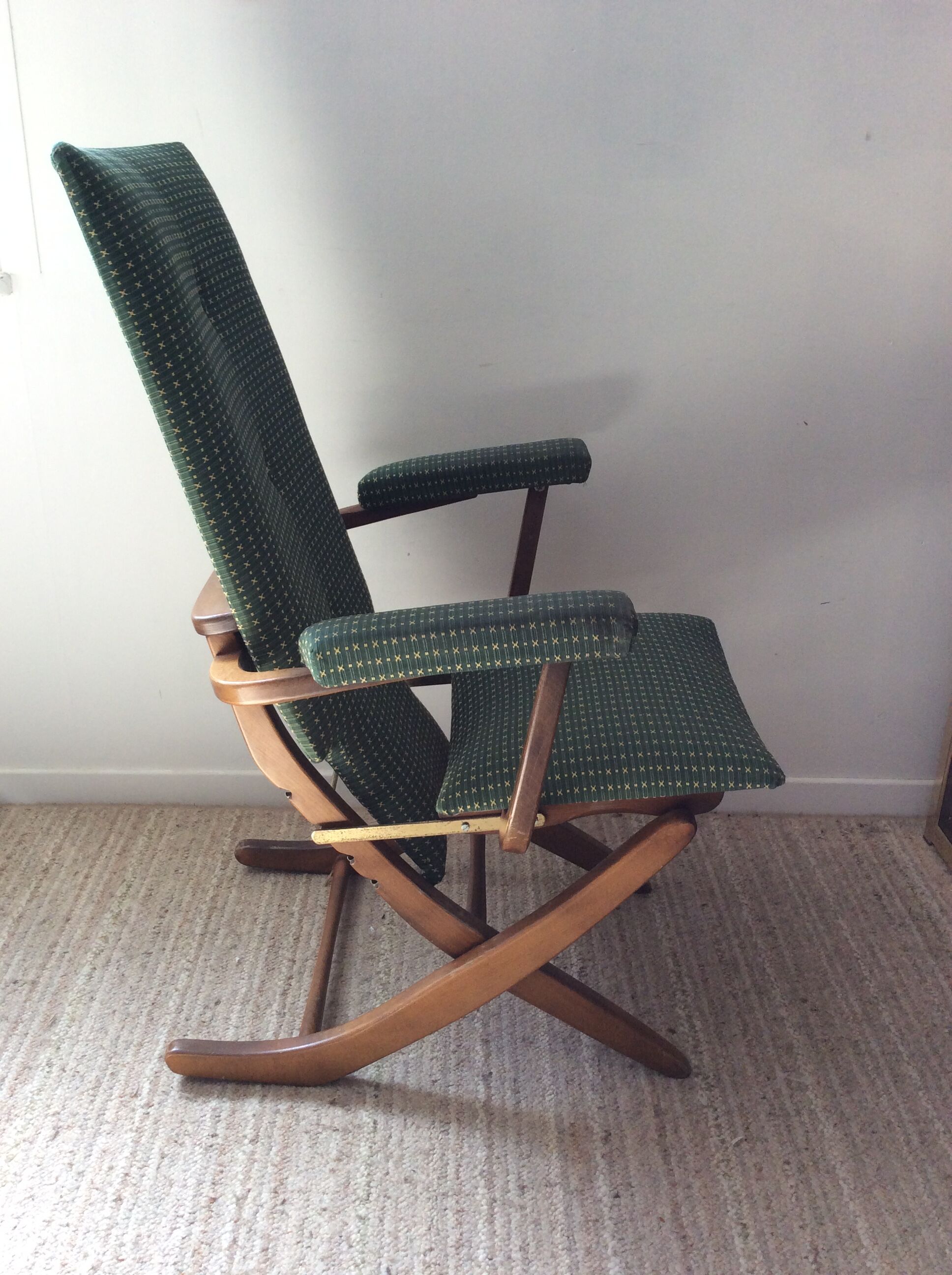 Folding armchair from the 50s