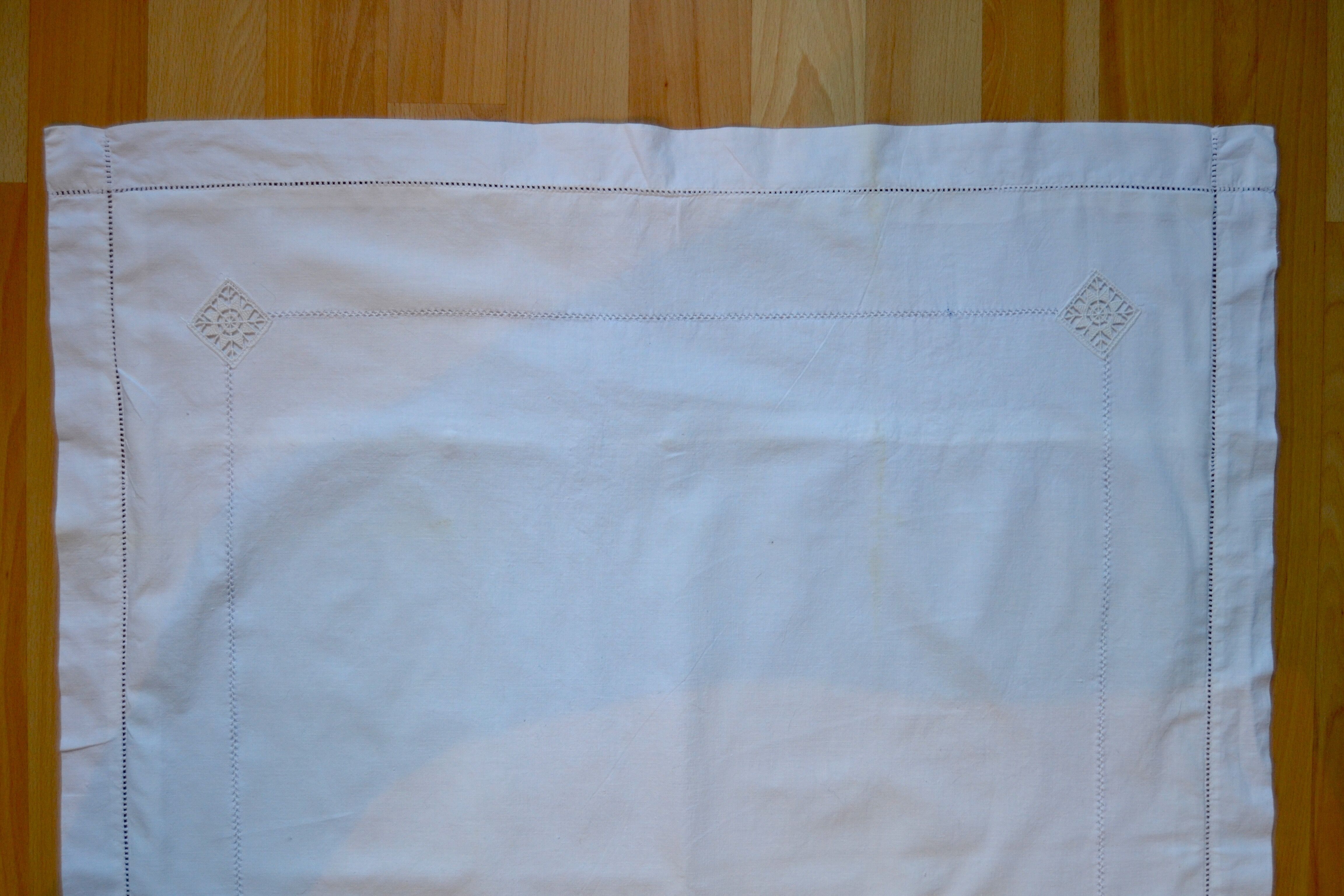 Embroidered pillowcase