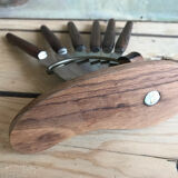 6 small teak and metal knives from Solingen - 1970's