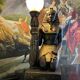 Large Egyptian lamp in the style of Tutankhamun – Vintage Egyptomania