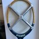 Vintage wooden racket and tensioner "vicort" 70s