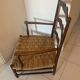 Provencal armchair fireplace corner