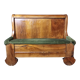 Louis Philippe bench in walnut