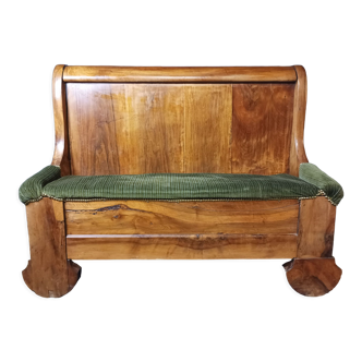 Louis Philippe bench in walnut