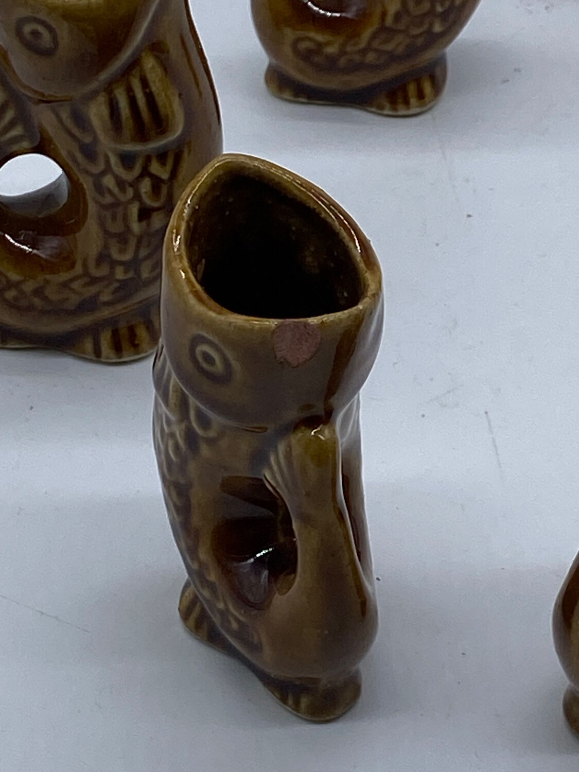 Liquor service Fish / vintage / ceramics / Vallauris style /