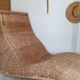Carl Ojerstam rattan lounge chair