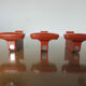 Series of 3 wall hooks grosfillex 70s