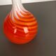 Pop Art "Flame" opaline Florence vase, 1970s, Italy
