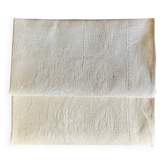 Set de 2 serviettes de table en lin