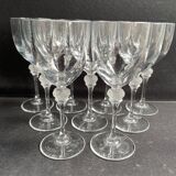9 verres à porto cristal – Goût Lalique
