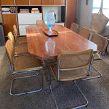 Set of 6 chairs Cesca Marcel Breuer Italian Edition 1980 in blond beech