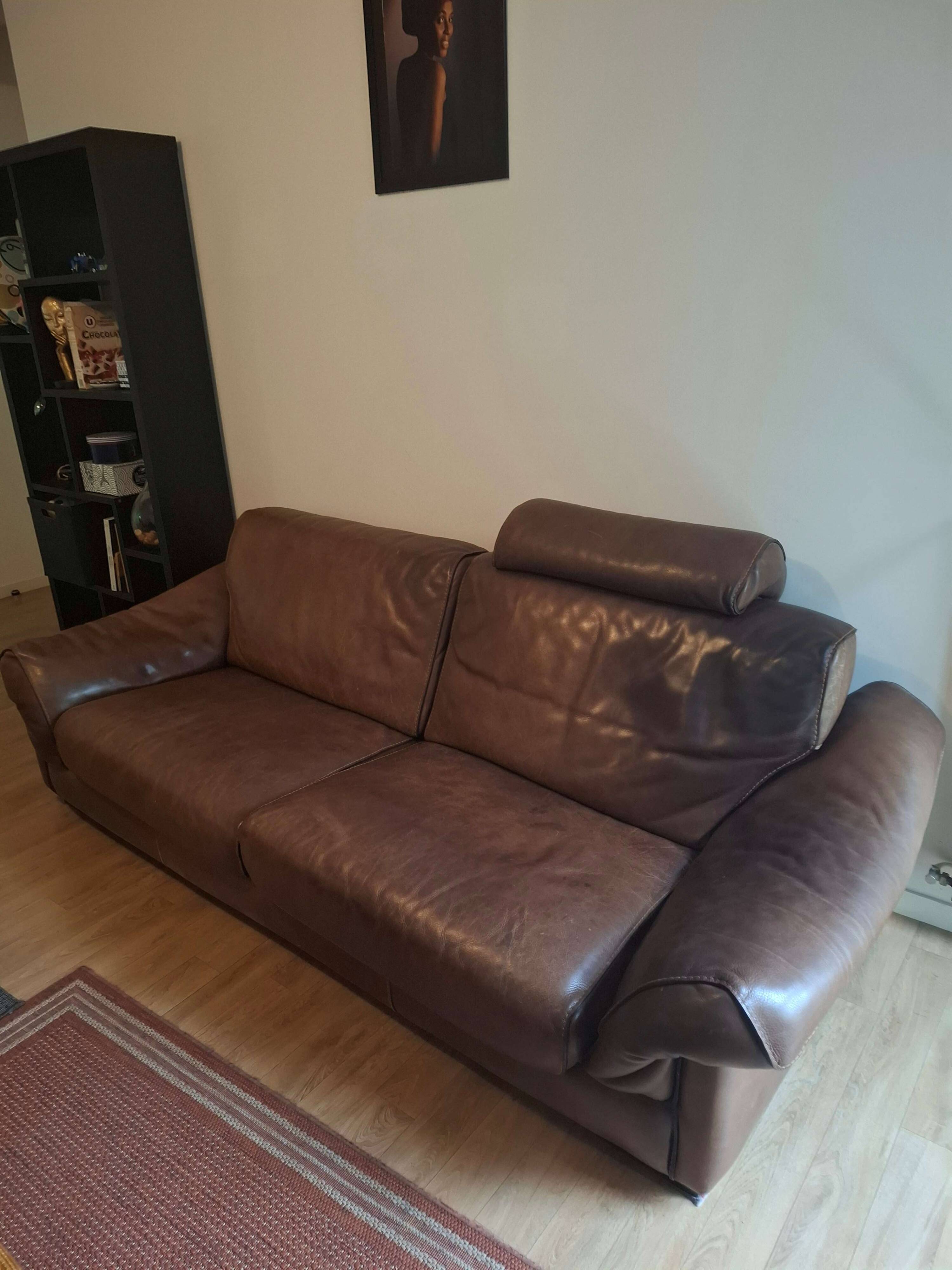 Canapé cuir modèle Saint Andrew Marque Roche Bobois