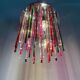 Mid-century design glass ceiling lamp, 1970s